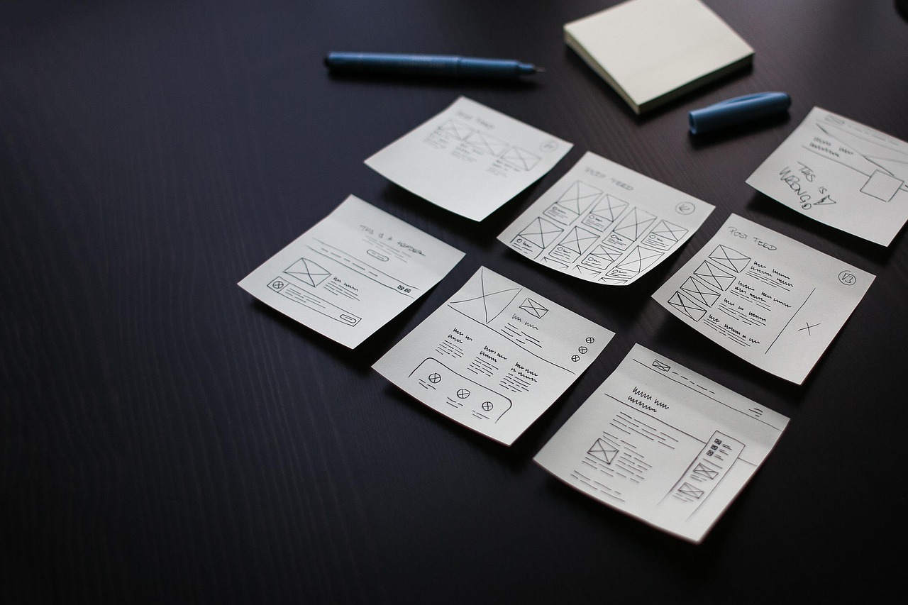 Design project organization on a digital canvas